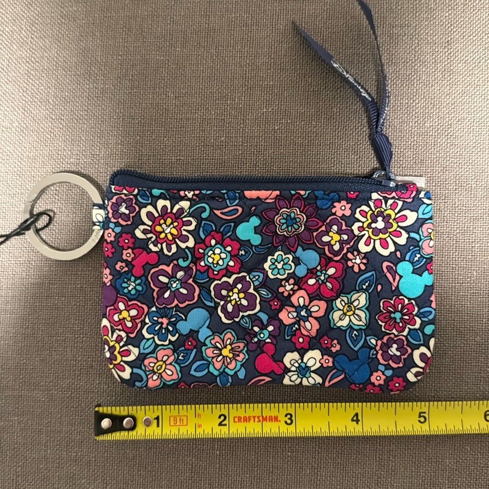 Vera Bradley Disney zip ID case NWT